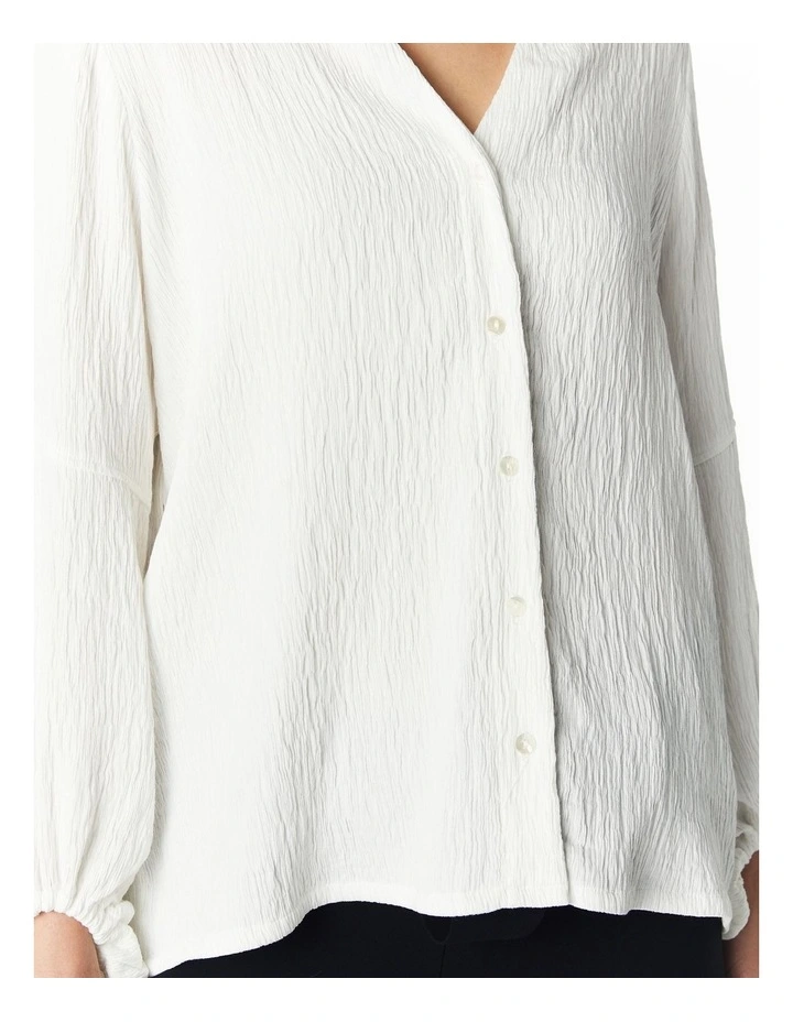 Ava Blouse in White image 5