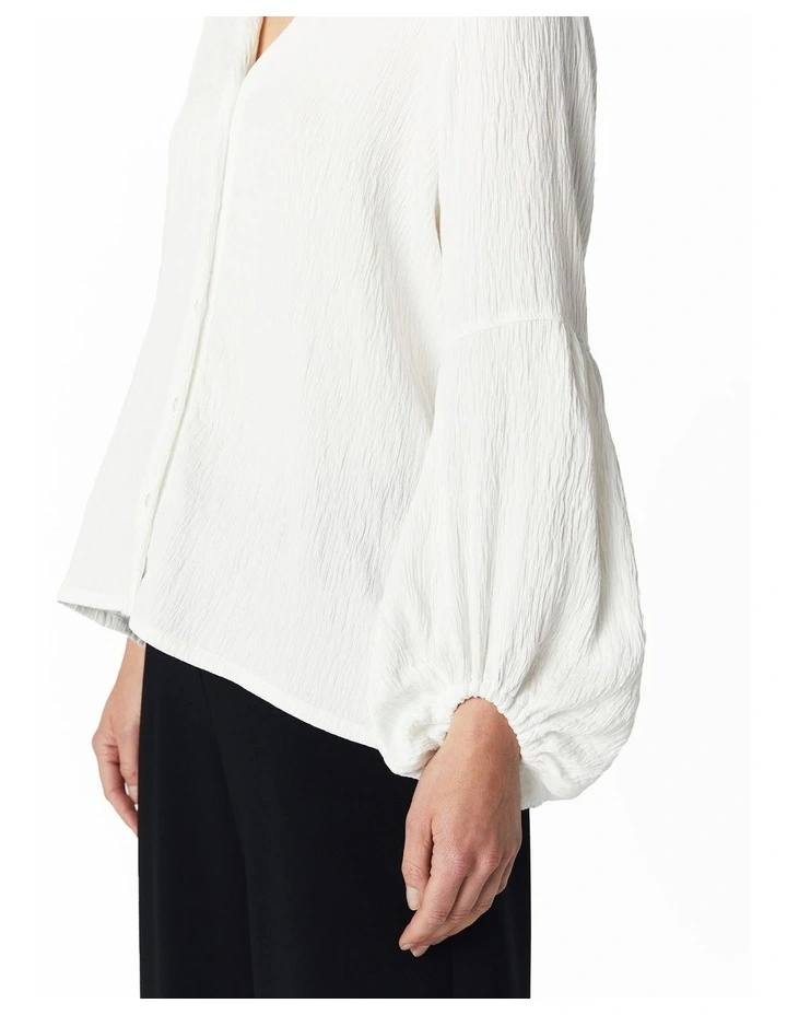 Ava Blouse in White image 6