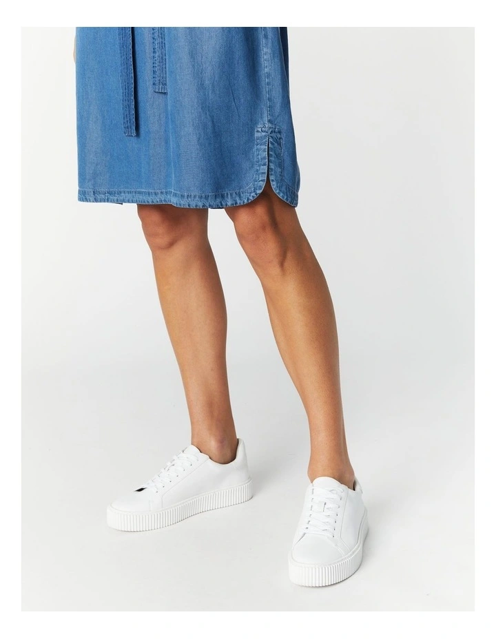 Lidia Shirt Dress in Blue image 7