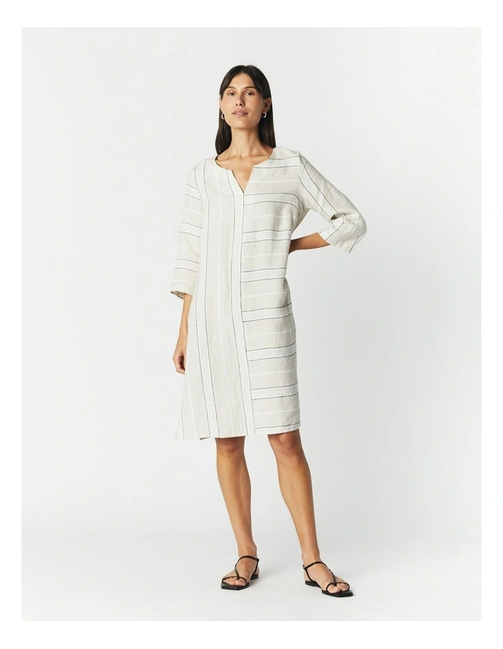 Isla Dress in Beige image 1