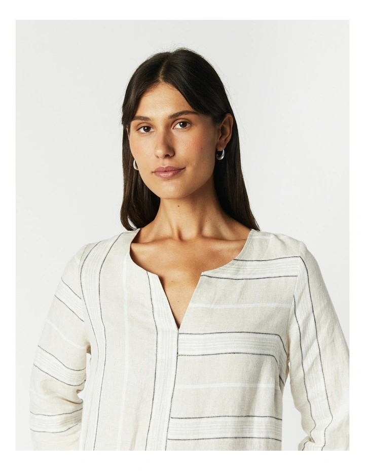 Isla Dress in Beige image 4