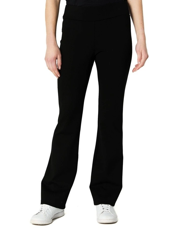 Bella Bootleg Pant in Black image 4