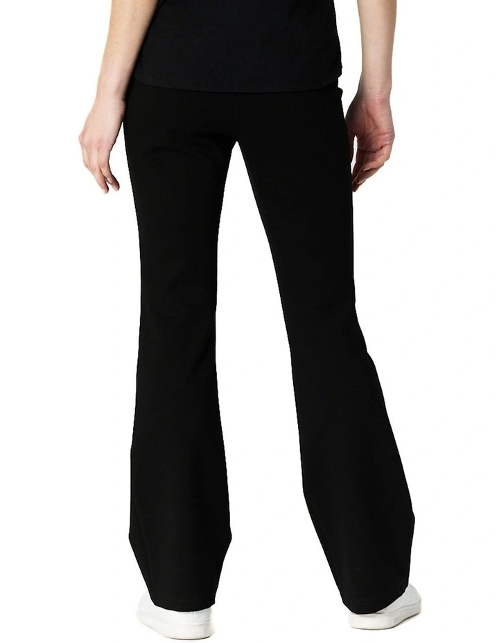 Bella Bootleg Pant in Black image 7