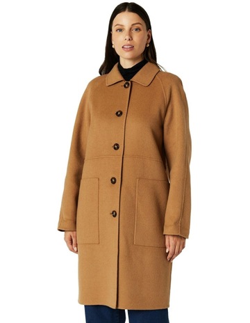 Emma Coat in Brown