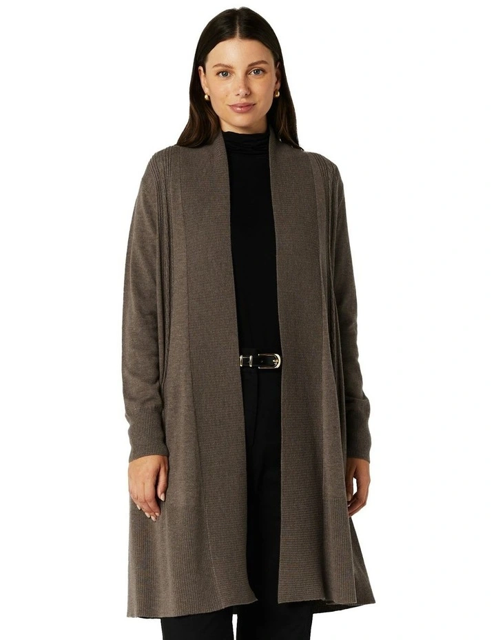 Tilly Cardigan in Brown image 1