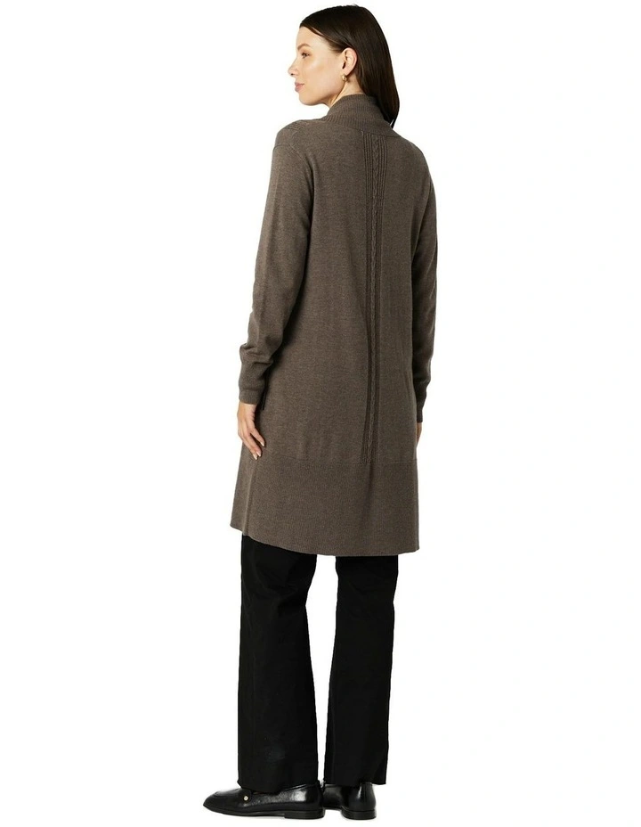 Tilly Cardigan in Brown image 2