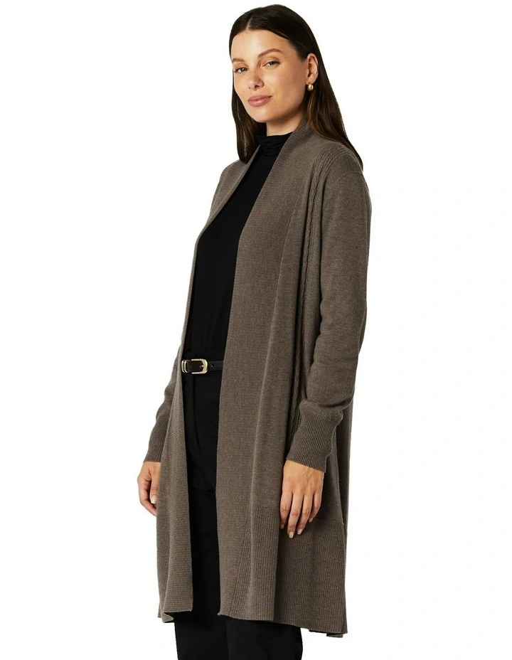 Tilly Cardigan in Brown image 3
