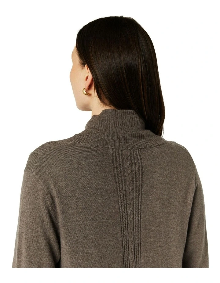 Tilly Cardigan in Brown image 7
