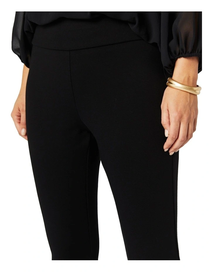 Phillipa Ponte Pant in Black image 5