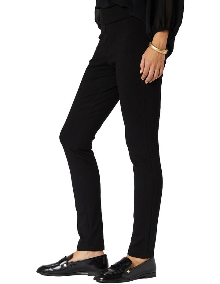 Phillipa Ponte Pant in Black image 6