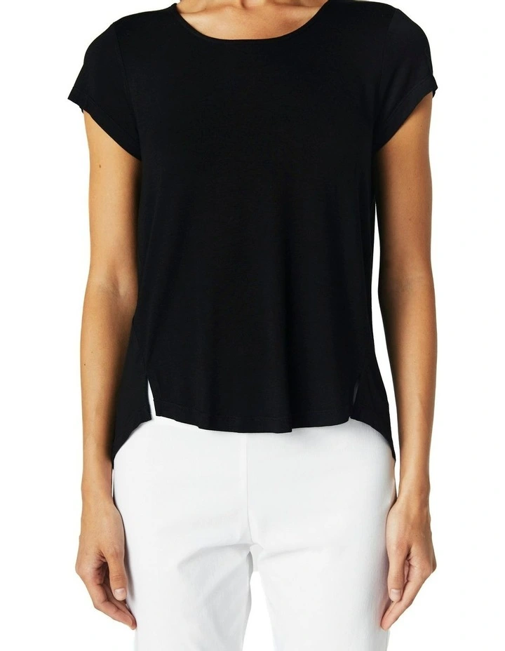 Short Sleeve Tee in Black image 5