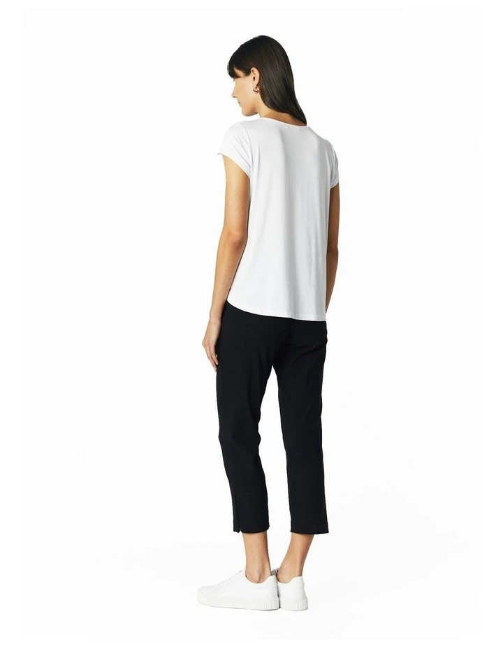 Short Sleeve Tee in White image 2