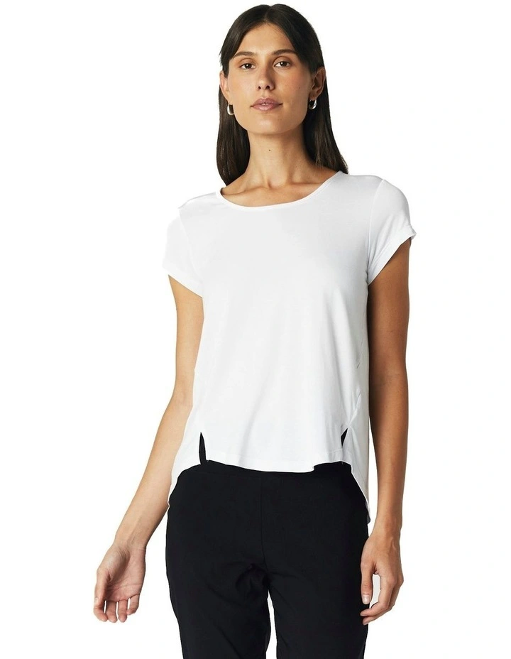 Short Sleeve Tee in White image 6