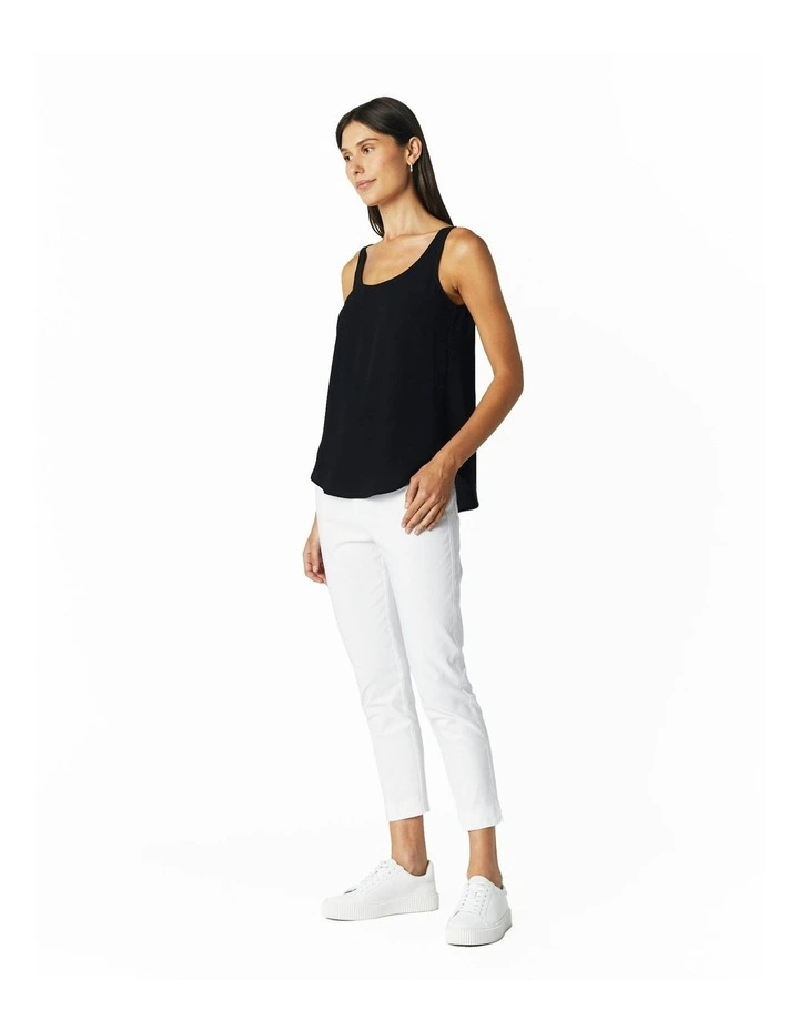 Slip Singlet in Black image 3