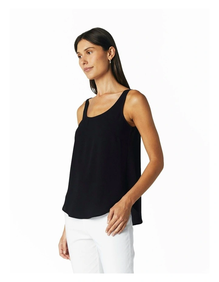Slip Singlet in Black image 7