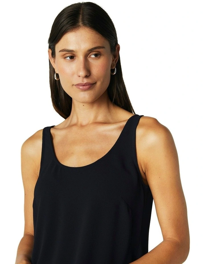 Slip Singlet in Ink image 4