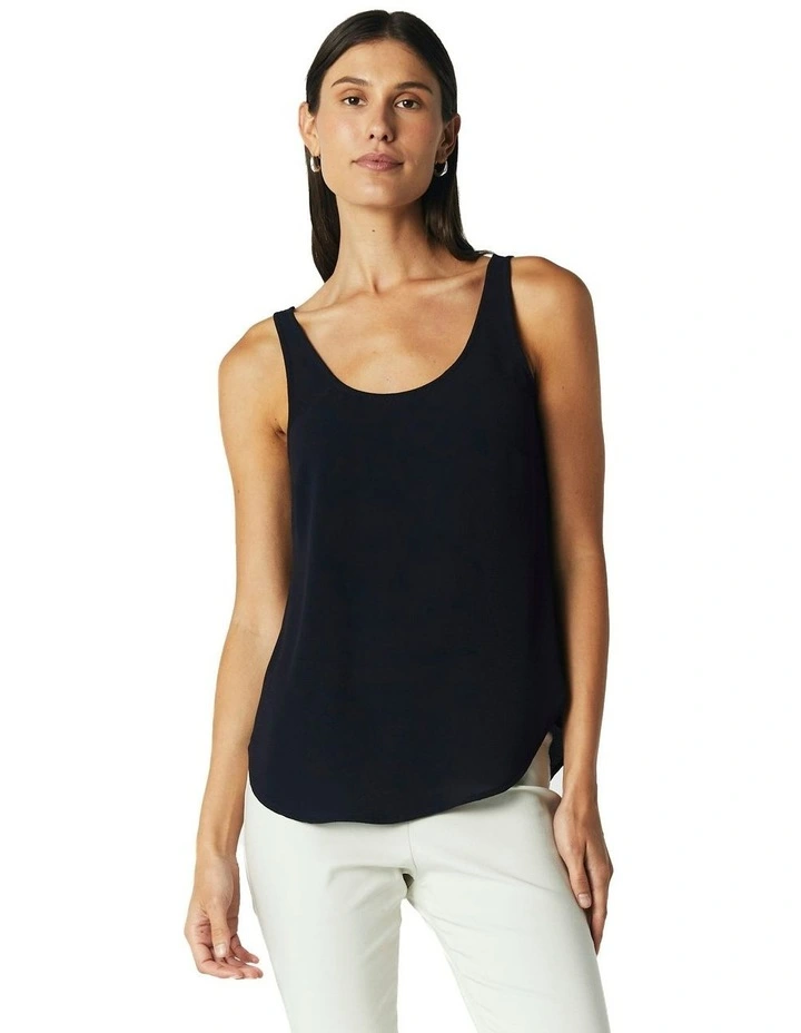 Slip Singlet in Ink image 6