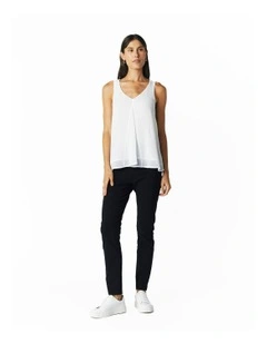 Waterfall Singlet in White