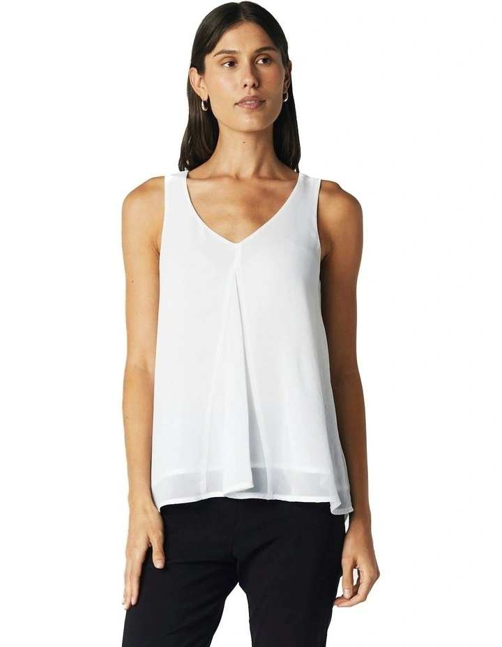 Waterfall Singlet in White image 7