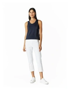 Rib Knit Tank in Ink