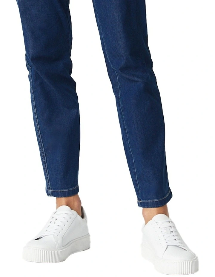 Rosa Pull On Slim Leg Jean in Mid Blues image 7
