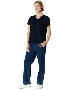 Dahlia Relaxed Jean in Denim