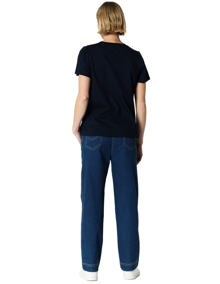 Dahlia Relaxed Jean in Denim image 2