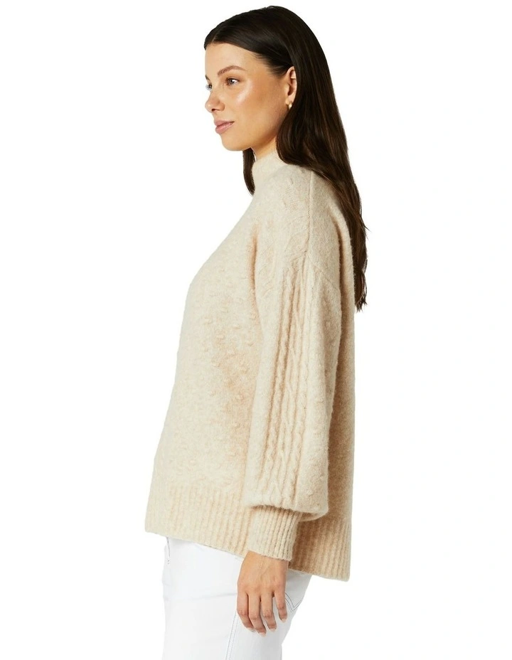 Mia Sweater in Stone image 3
