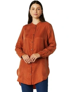 Roland Shirt in Rust