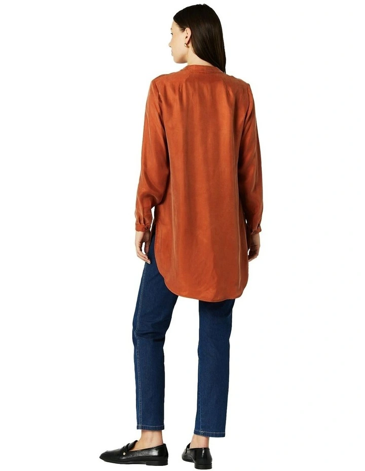 Roland Shirt in Rust image 2