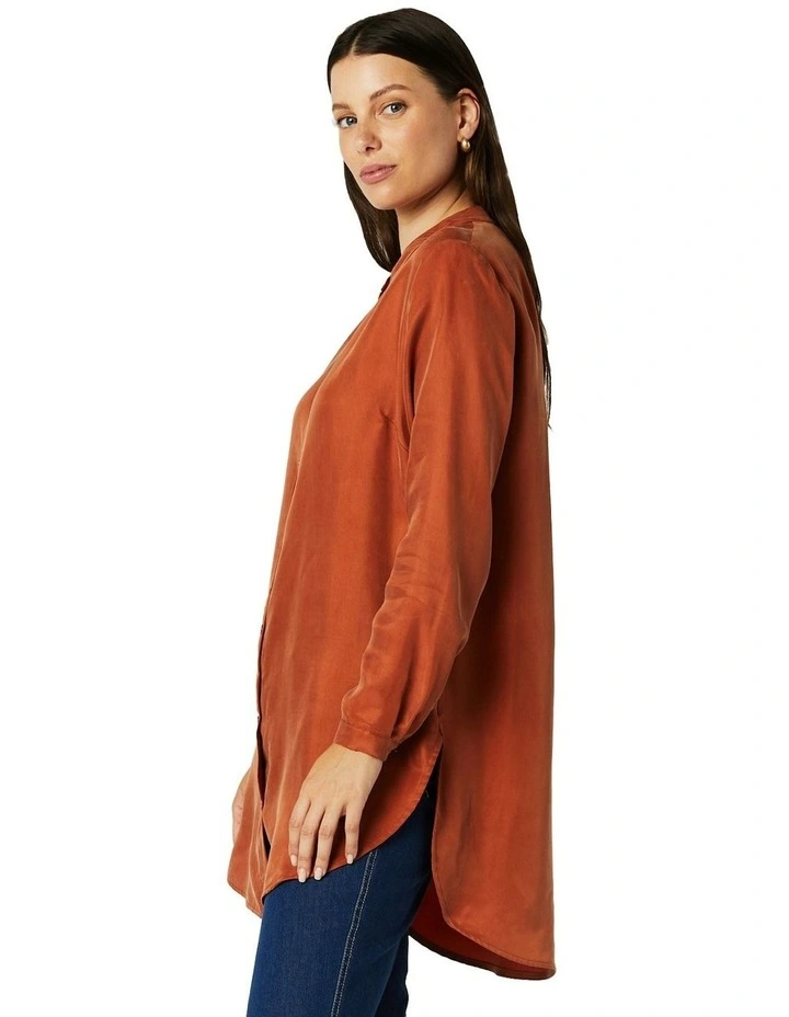 Roland Shirt in Rust image 3