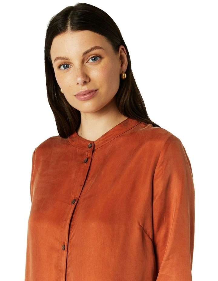 Roland Shirt in Rust image 4