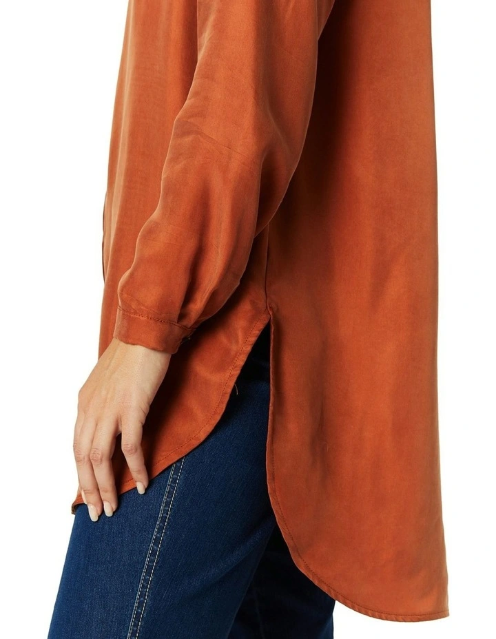 Roland Shirt in Rust image 5