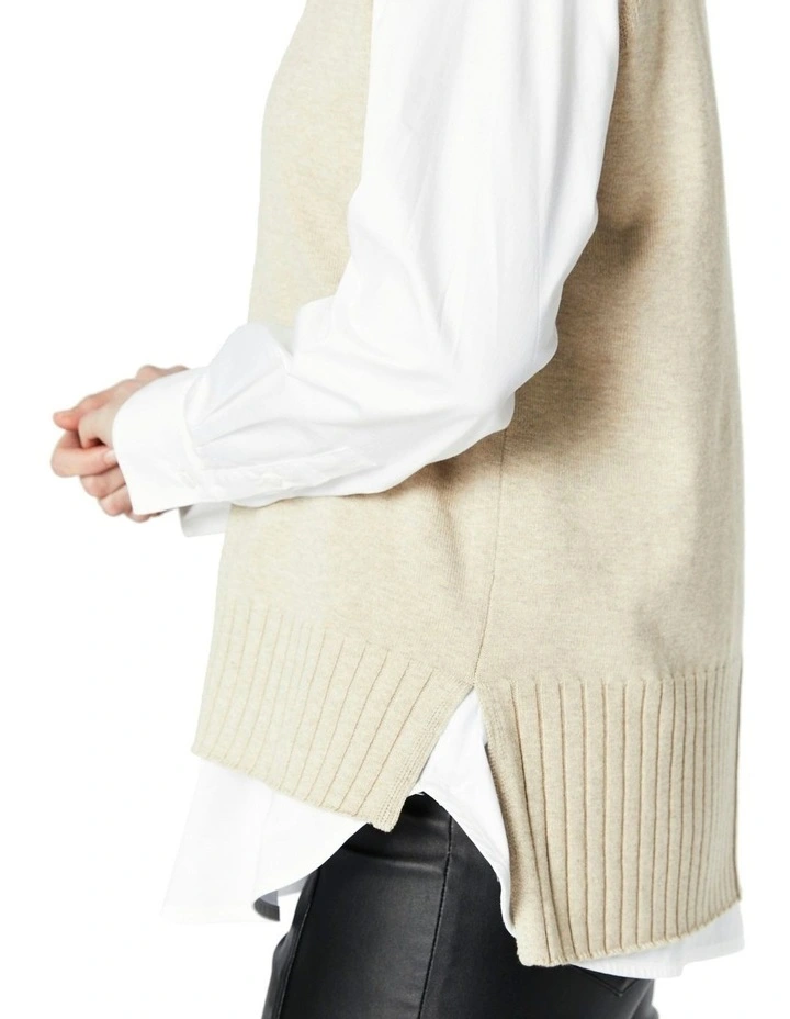 Aurora Vest in Stone image 5