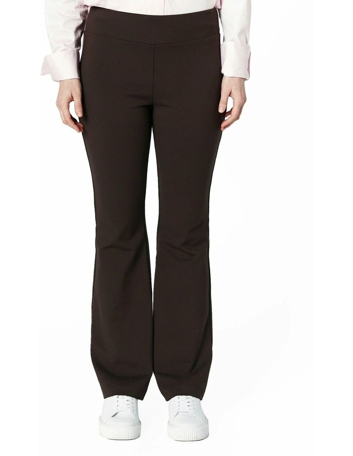 Bella Bootleg Pant in Cream image 4