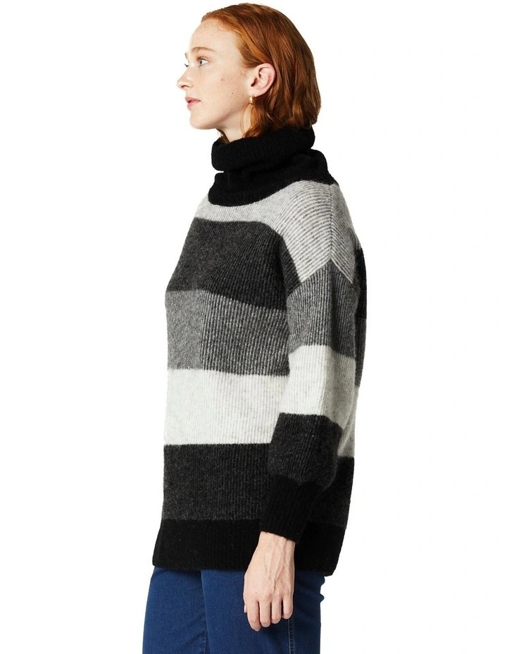 Freya Sweater in Black image 3