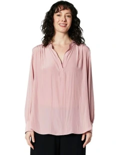 Frances Blouse in Dusty Pink