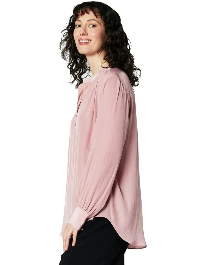 Frances Blouse in Dusty Pink image 3
