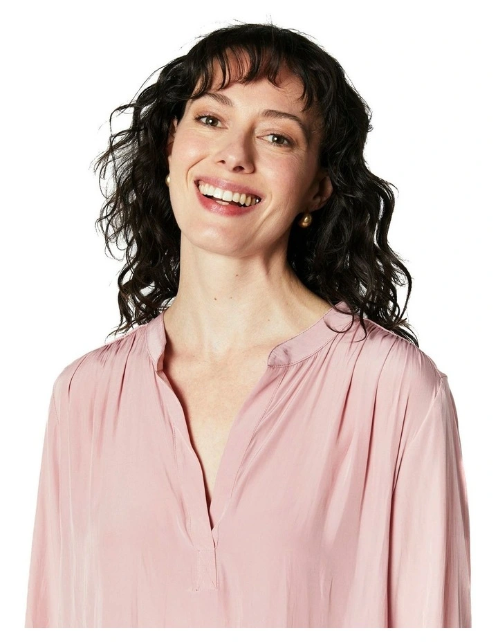 Frances Blouse in Dusty Pink image 4