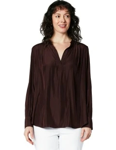 Frances Blouse in Chocolate