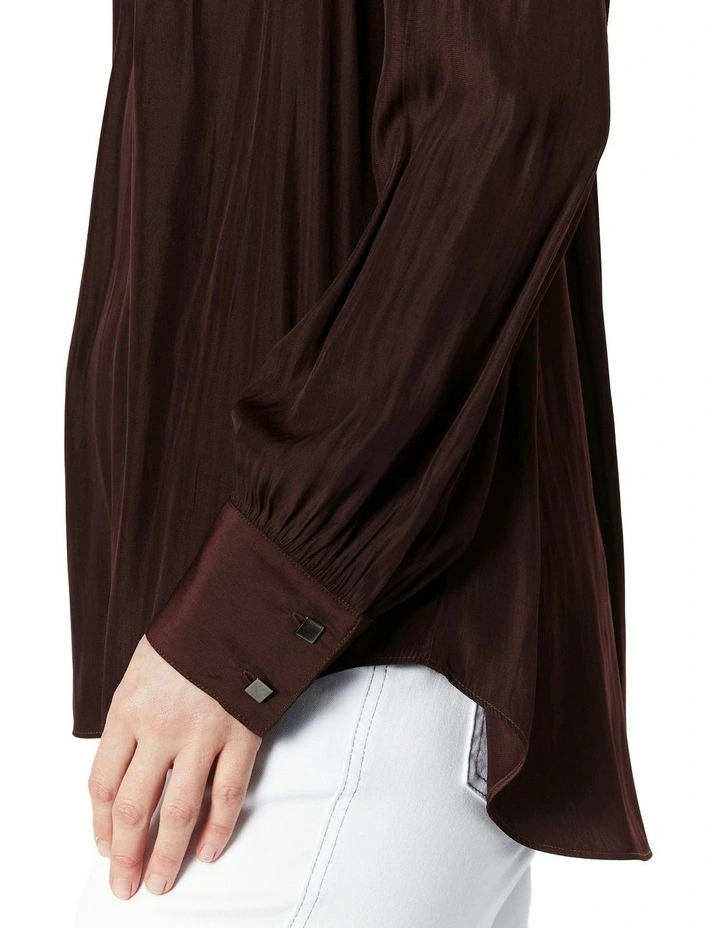 Frances Blouse in Chocolate image 5