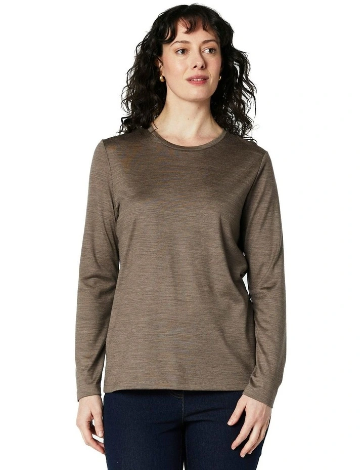 Hazel Top in Brown image 1