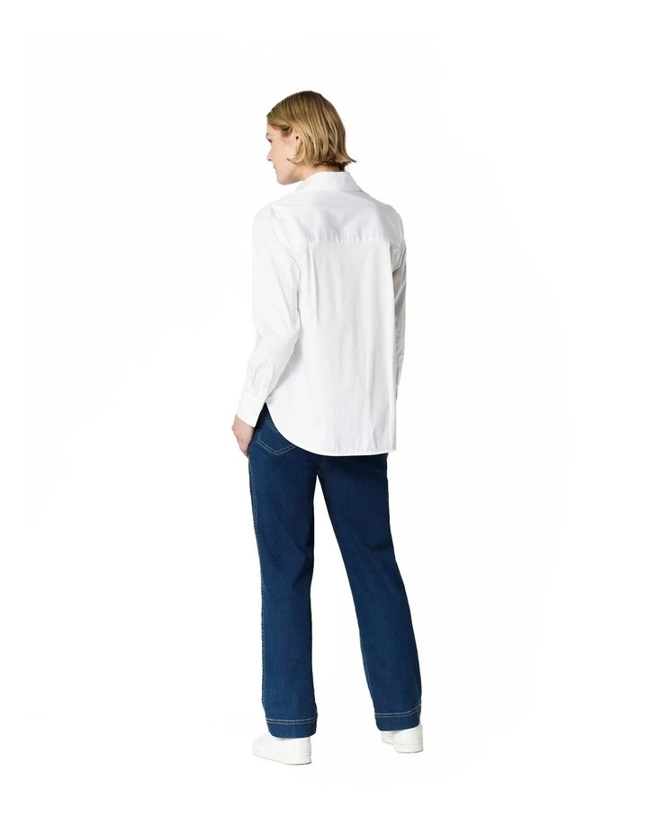 Dylan Classic Shirt in White image 2