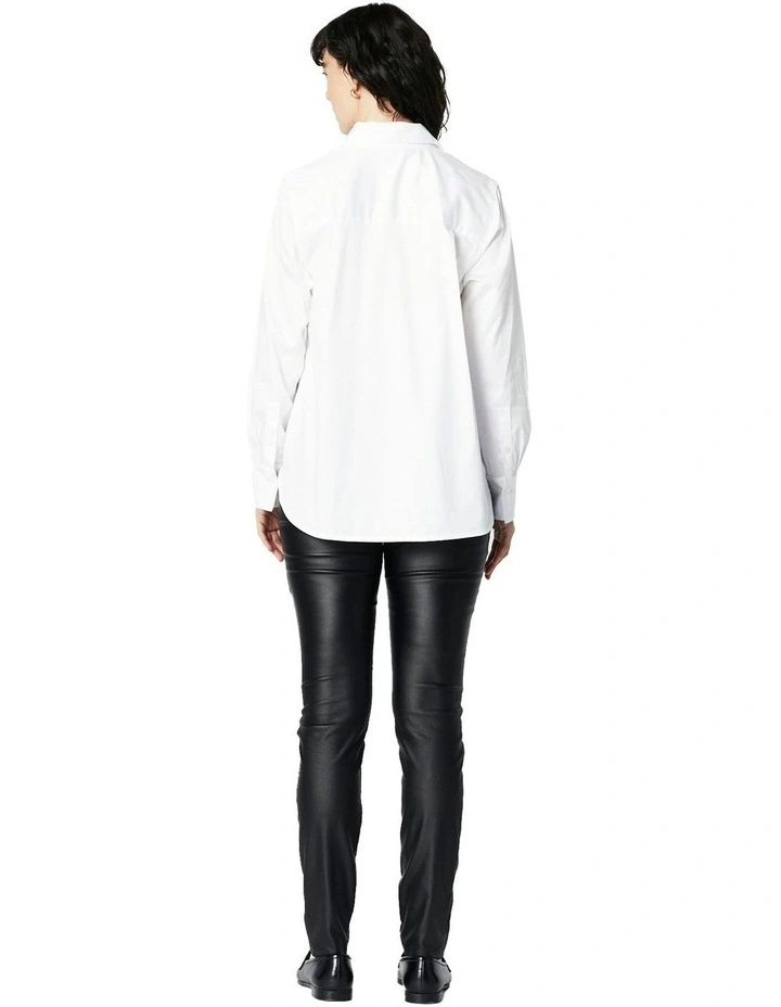 Dylan Classic Shirt in White image 2