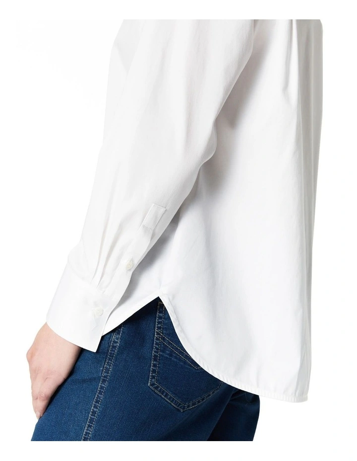 Dylan Classic Shirt in White image 5