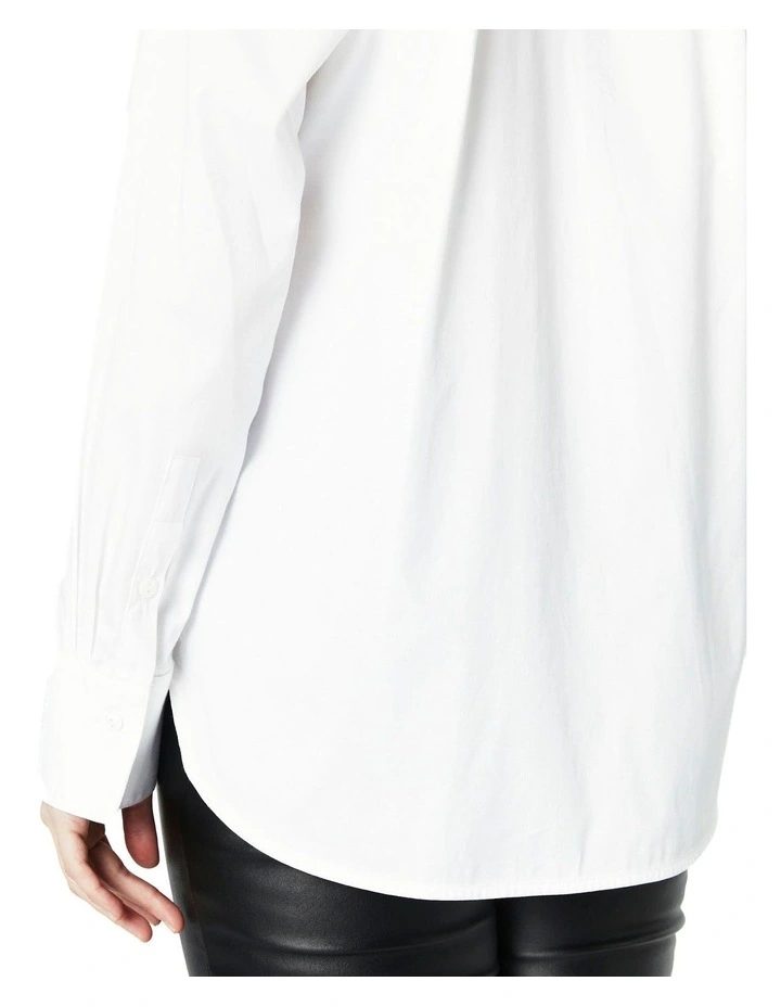 Dylan Classic Shirt in White image 5