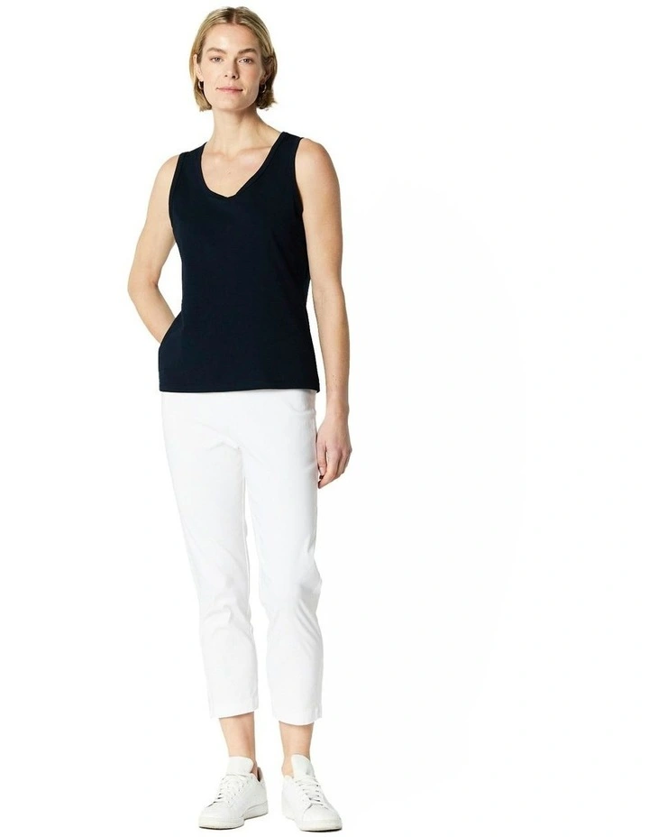 Capri Pant in White image 1