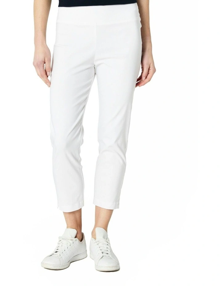 Capri Pant in White image 4