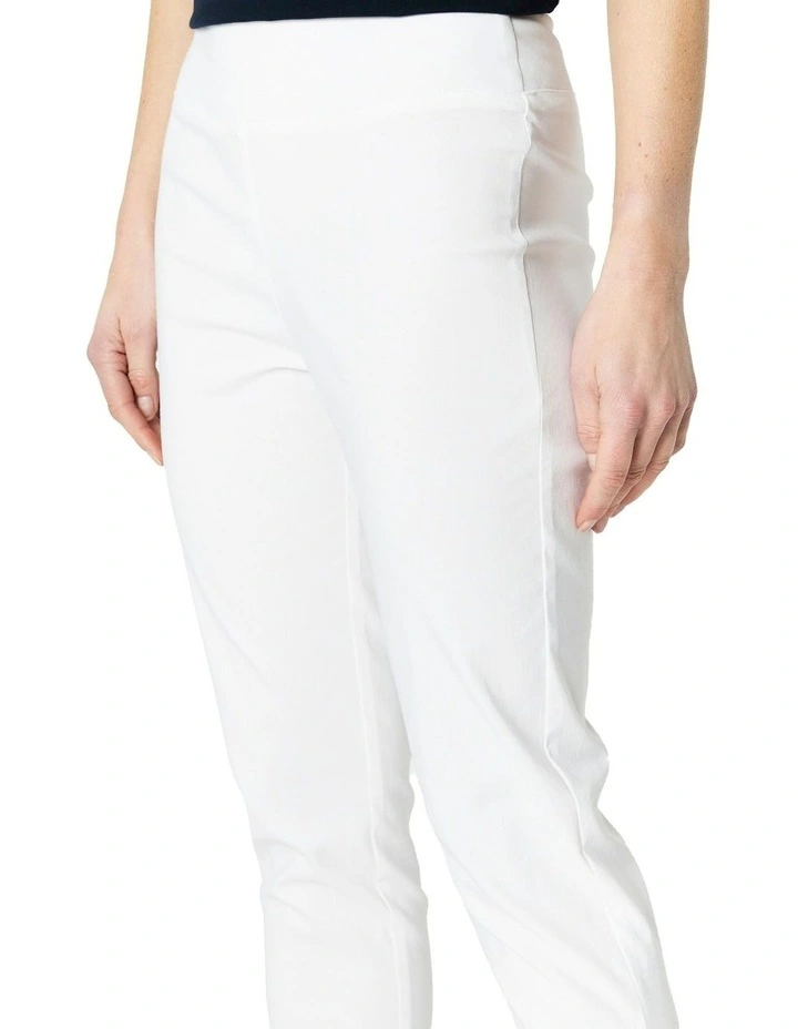 Capri Pant in White image 6