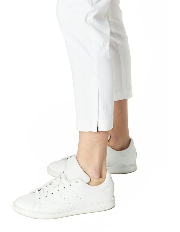Capri Pant in White image 7